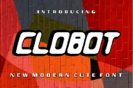 Clobot font