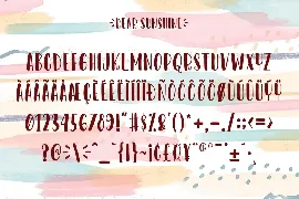 Dear Sunshine font