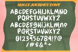 Holly Journey font