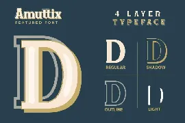 Amuttix - Serif Display Font