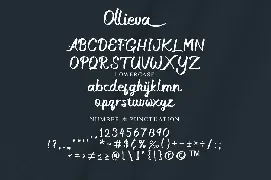 Ollieva - Handwritten Script Font