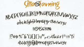 Silta The Farming font