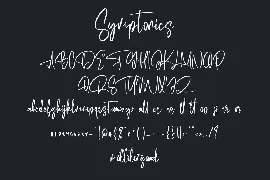 Symptonics Signature Handwritten Font