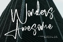 Symptonics Signature Handwritten Font