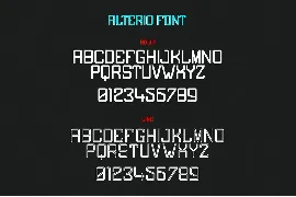 Alterio || Modern Display Font