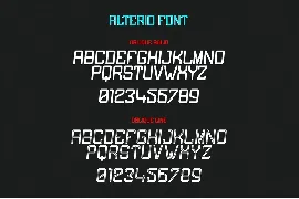 Alterio || Modern Display Font