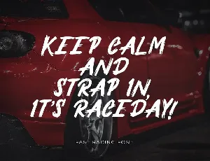 Fast Racing - Brave Handwritten Font