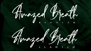 Amazed Breath - Handwritten Signature font