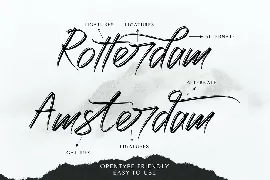 Rattnugidari - Brush Script Font