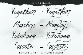 Rattnugidari - Brush Script Font