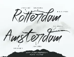 Rattnugidari - Brush Script Font