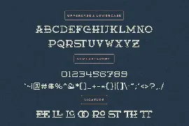 Moanster Vintage Stamp font