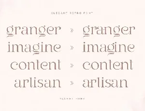 Rachel - Elegant Retro Serif Font