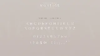 Montage Serif Font