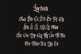 Lordish Blackletter font