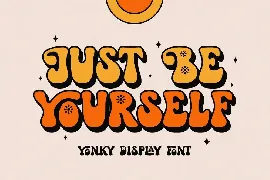 Yonky Display font