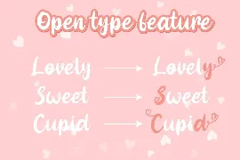 Pinky Cupid - Lovely Font