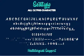 Seatyio font