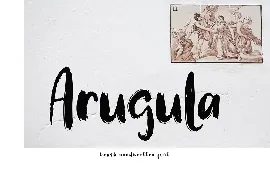 Arugula Brush Handwritten Font