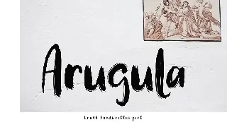 Arugula Brush Handwritten Font