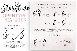 Storyline Font & Watercolour Pack