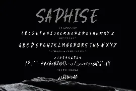 Sadhise Brush Business Font