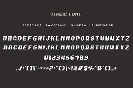 Dexan Gorisa Brush - Regular + Italic font