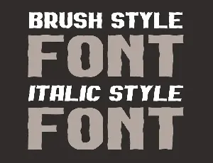 Dexan Gorisa Brush - Regular + Italic font