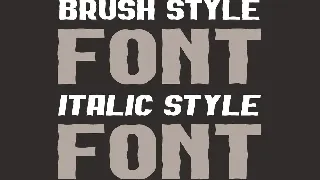 Dexan Gorisa Brush - Regular + Italic font