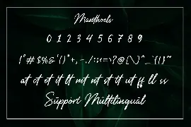 Manthoels - Stylish Signature font