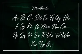 Manthoels - Stylish Signature font