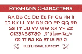 Rogmans font