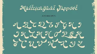 Mantaey font