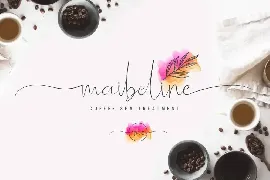 Mathelline - Classy Handwritten font