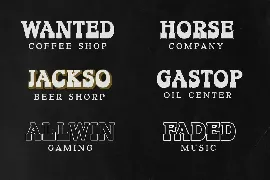 Cowboy Master Vintage Font Family