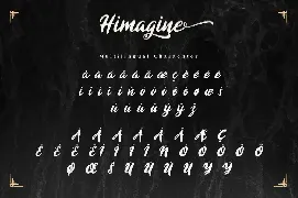 Himagine - Handwritten Swash Font