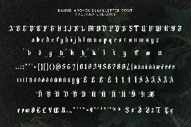 Bahud Aroyek Decorative Display Font Blackletter