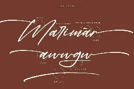 Contage Bright Modern Signature Font