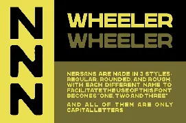 Nersans - Vintage Font