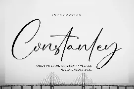 Constanley - Signature Font