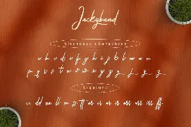 Jackyband - Signature Font