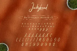 Jackyband - Signature Font