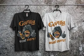 Gorilla beer - gothic typeface font