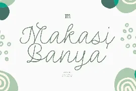 Buginese | A Monoline Script Font