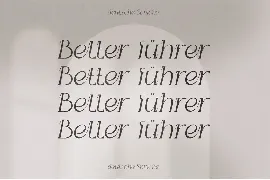 Modern Semi Italic - Druther Font