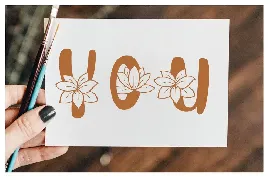 Brown Monogram Font