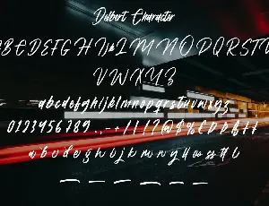 Delbert - Brush & Swash Font