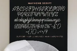 Mayhome font