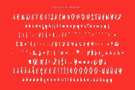 Sketchies SVG Brush Font