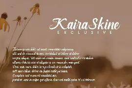 Kaira Skine - Script Font